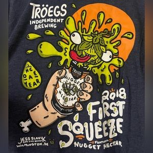 Size Adult (unisex) Small Troegs Brewery Hershey PA limited edition T-shirt